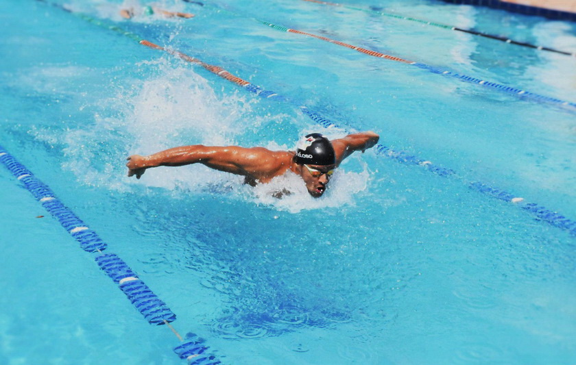 The most common swimming techniques backstroke breaststroke butterfly